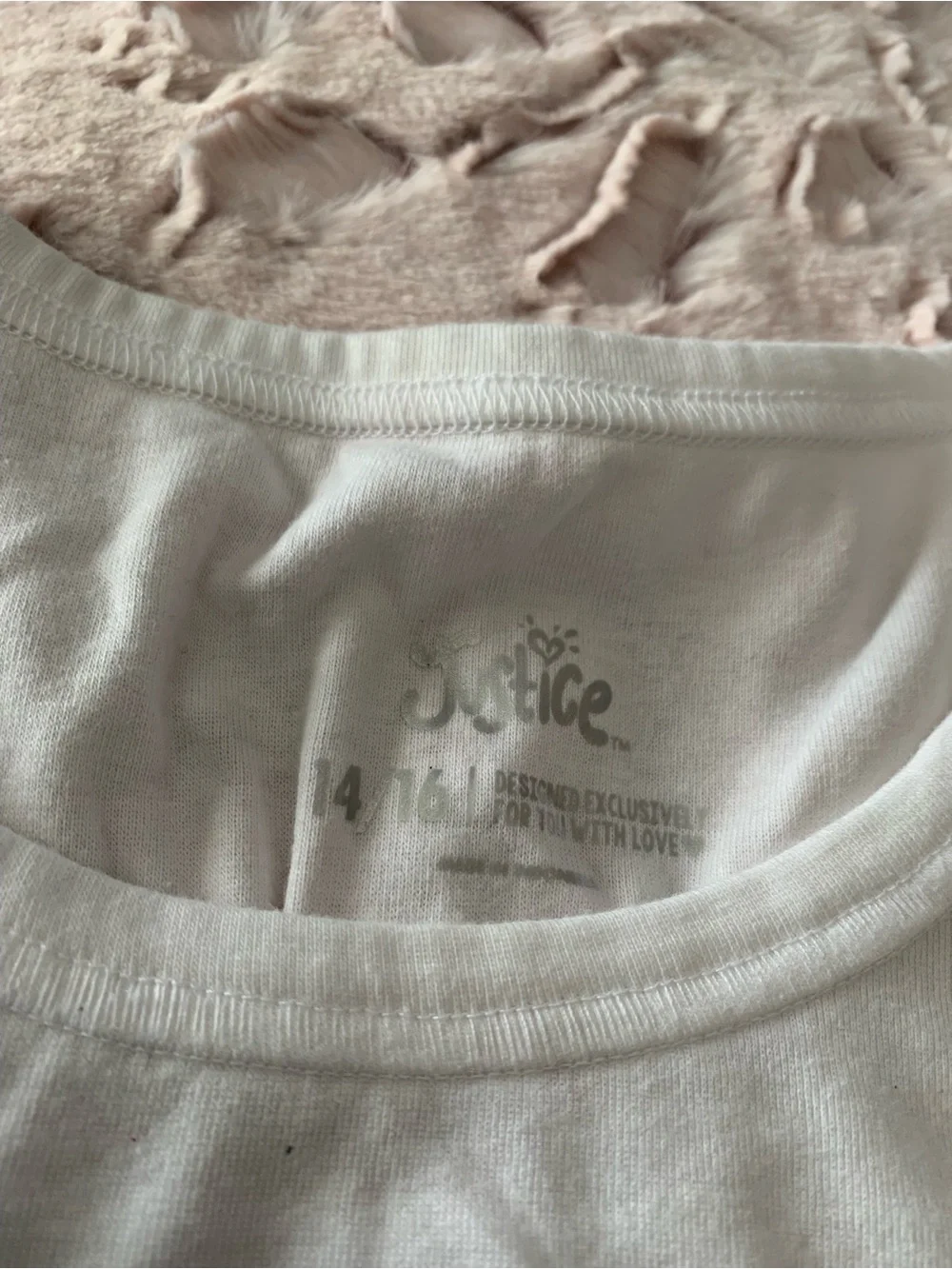 Lot of 3 Justice Tank Tops - Size 14 - Two Black & One White